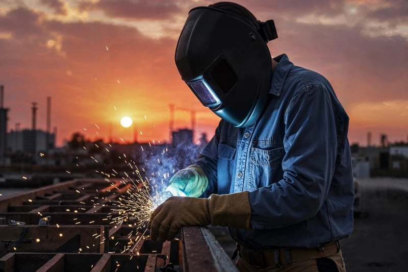 Personal din Asia pentru sudori